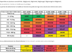 Étiquette indicatrice  de choc