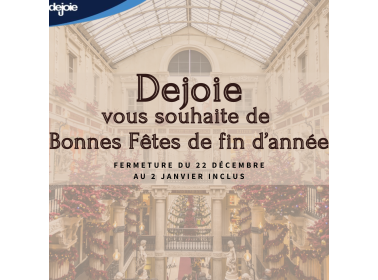 Dejoie vous souhaite de bonnes fêtes de fin d'année